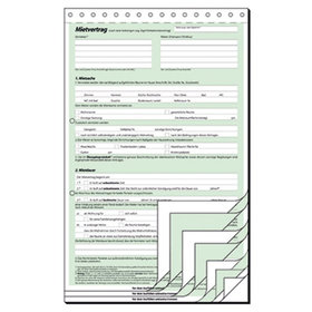 sigel® - Mietvertrag MV480 DIN A4 selbstdurchschreibend 2x3Blatt