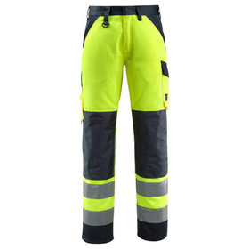 MASCOT® - Maitland Hose mit Knietaschen SAFE LIGHT, hi-vis Gelb/Schwarzblau, Größe 82C62