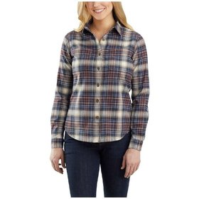 carhartt® - Damen Flannelhemd, kariert, HAMILTON PLAID FLANNEL SHIRT, twilight, Größe S