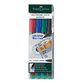 Faber-Castell - Faber Castell CD DVD-Marker MULTIMARK 152504 1mm 4er-Pack