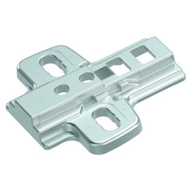 HETTICH - Möbel-Adapterplatte, für Paralleladapter, 9106987, D 1,5mm, Zinkdruckguss, vern.