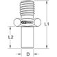 KSTOOLS® - Druckstück, Dorn