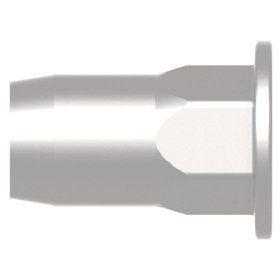 GESIPA® - Blindnietmuttern Teilsechskant Stahl Flachrundkopf M 8 x 11 x 17