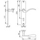 HOPPE® - Drückergarnitur Montreal M112SL/322, LS,BB72/8,F73,TS 37-47,o. No.