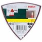 Bosch - Schleifblatt-Set für Deltaschleifer, 25-teilig, 6 Löcher, 93mm, 60 - 240 (2607019500)