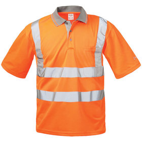 SAFESTYLE® - Warnschutz-Poloshirt UWE 22693, warnorange, Größe 3XL