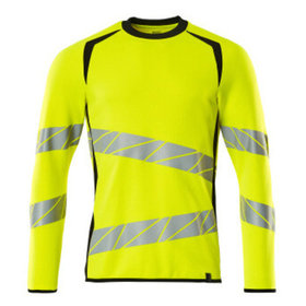 MASCOT® - Sweatshirt ACCELERATE SAFE, hi-vis Gelb/Schwarz, Größe 2XL-ONE