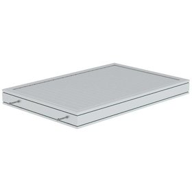 MUNK Günzburger Steigtechnik - Plattform Aluminium geriffelt Plattformlänge 1260 mm