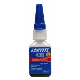 LOCTITE® - 438 Flexibler Sofortklebstoff schwarz, niedrigviskos, 500gr Flasche