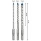 Bosch - EXPERT SDS plus-7X Hammerbohrer-Set, 6/8/10mm, 3-teilig für Bohrhämmer (2608900196)