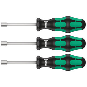 Wera® - Steckschlüssel-Schraubendrehersatz 395 HO/3, Sanitär, 3-teilig