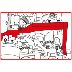 KSTOOLS® - Motoreinstell-Werkzeug-Satz für BMW / Mini / PSA, 7-teilig 1,4+1,6 Motoren