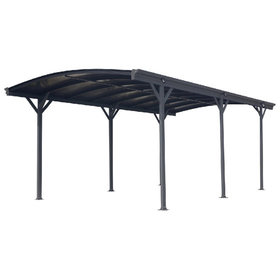 floraworld - Carport mit Tonnendach, 6 Standfüße 300 x 505 x 206/219cm