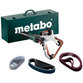 metabo® - Rohrbandschleifer RBE 15-180 Set (602243500), Stahlblech-Tragkasten
