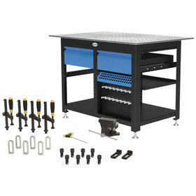 schweißkraft® - Workstation Basispaket inkl. 2 Schubladen inkl. Werkzeug-Set B Werkbank