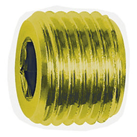 RIEGLER® - Verschlussschraube Innen-6-kant ohne Bund Messing R1/2" Länge 10mm SW10