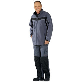 Planam - Wetter- und Kälteschutz-Fleecejacke Plaline 2706 schiefer/schwarz, Größe L