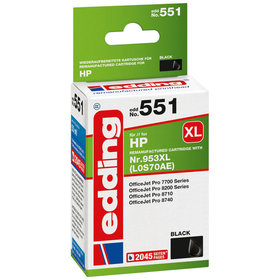 edding - EDD-551 ersetzt HP 953XL (L0S70AE) - schwarz - 53 ml