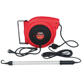 KSTOOLS® - Kabelaufroller mit Profi-XL-Werkstatt-Stabhandlampe 11 Watt
