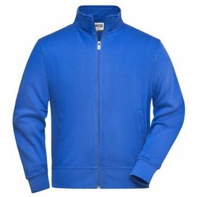 James & Nicholson - Sweatjacke mit Stehkragen JN836, königs-blau, Größe XS