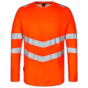 Engel - Safety Langarm-Shirt 9545-182, Warnorange, Größe XL