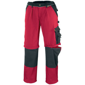 teXXor® - Bundhose TOBAGO 8353, rot/schwarz, Größe 24