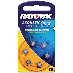 VARTA® - Rayovac Knopf Acoustic S. 10 6-er Blister