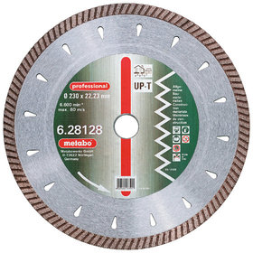 metabo® - Diamant-Trennscheibe, 230 x 2,7 x 22,23 mm, "professional", "UP-T", Turbo, Universal (628128000)