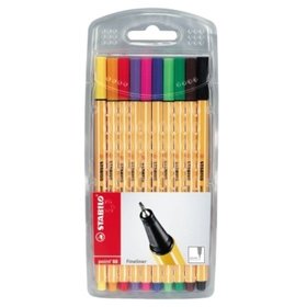 STABILO® - Fineliner point 88 8810 0,4mm farbig sortiert 10er-Pack