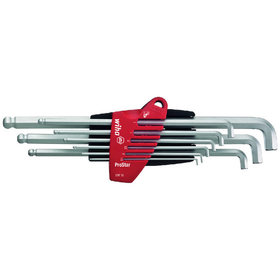 Wiha® - Stiftschlüssel-Set SB 369T S9 9-teilig Kunststoff-Schiebeh. Sechsk. auß.KK