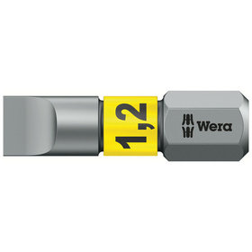 Wera® - 800/1 BTZ Bits, 1,2 x 6,5 x 25mm