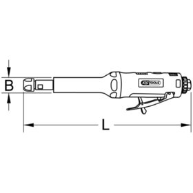 KSTOOLS® - Druckluft-Langschaft-Stabschleifer, 22.000 U/min 515.3015