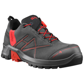 Haix - CONNEXIS Safety+ GTX low grey-red, Größe UK 7.0 / EU 41