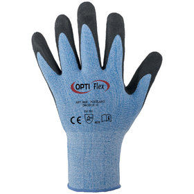 OPTI Flex® - Handschuh Nitril LIQUIMATE®, grau/schwarz, Größe 8