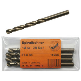 HSS-Spiralbohrer Co 5%, ø3,5mm