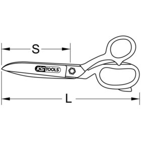 KSTOOLS® - Universal-Werkstattschere, 200mm