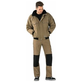 Planam - Winterjacke 2185 khaki/schwarz, Größe 4XL