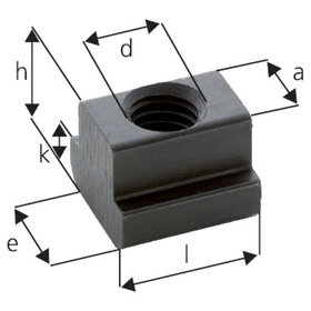 FORMAT - Nutenstein DIN 508 M6x8mm