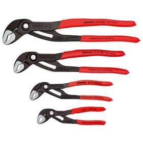 KNIPEX® - Cobra Wasserpumpenzangen-Satz, DIN ISO 8976, 4-teilig