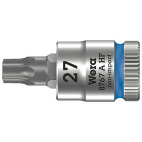 Wera® - Schraubendreher-Einsatz 1/4" 8767 A HF mit Rändel, für TORX® T27 x 28mm
