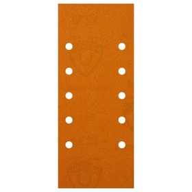 KLINGSPOR - Schleifpapier-Streifen PL 31 B, 115 x 280mm Korn 120 Loch GL1, 100 Stück