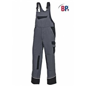 BP® - Latzhose 1608 559 dunkelgrau/schwarz, Größe 54l