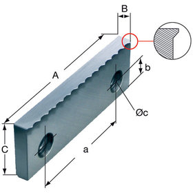 RÖHM - Krallenbacken-Satz 125mm mit Feinstufe