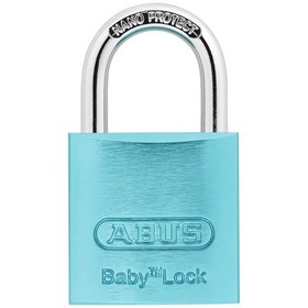 ABUS - AV-Vorhangschloss, BabyLock 645TI/30, TITALIUM™-Spezialaluminium hellblau