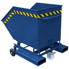 Eichinger® - Kastenwagen mit Rollen und Einfahrtaschen, 300 kg, 800 Liter, enzianblau