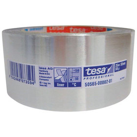 tesa® - Aluminiumklebeband 50565 mit Liner, 25m x 50mm