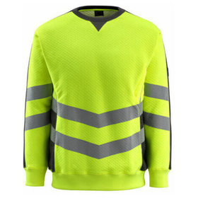 MASCOT® - Wigton Sweatshirt SAFE SUPREME, hi-vis Gelb/Schwarz, Größe 2XL