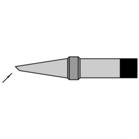 Weller® - Lötspitze Serie PT, Rundform, PT BB8/ø2,4mm, 425°C, abgeschrägt