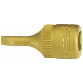 HAZET - Schraubendreher-Einsatz 8503-1.6X10, 1/4" mit Rändelung, für Schlitz 1.6 x 10mm