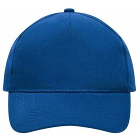 James & Nicholson - 5 Panel Cap heavy Cotton MB092, königs-blau, Einheitsgröße